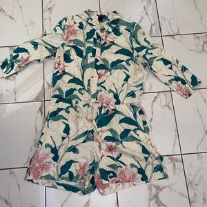 Ann Taylor factory Floral Romper